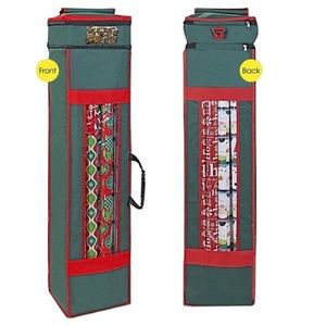 NWOT ProPik Christmas Wrapping Paper Storage Bag Pocket and Handles Heav…